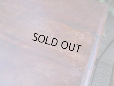 画像7: 古い鉄脚のネストテーブル ヴィンテージ