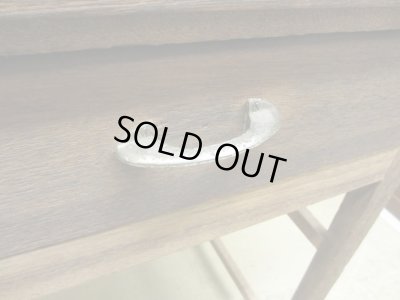 画像8: ヴィンテージ 横長の木製デスク 平机