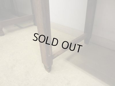 画像12: ヴィンテージ 横長の木製デスク 平机