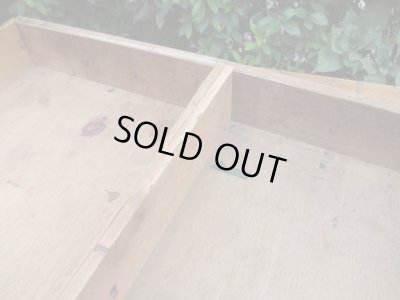 画像15: ヴィンテージ ２杯引出し平机 デスク 作業台