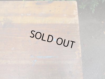 画像8: ヴィンテージ ２杯引出し平机 デスク 作業台