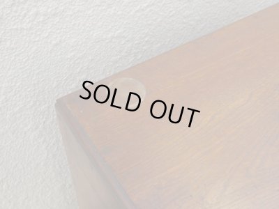 画像7: アンティーク 縦格子ガラス戸の本箱 収納棚