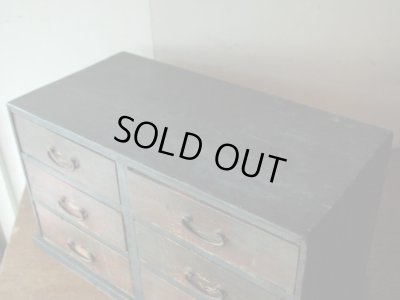 画像5: アンティーク 小ぶりな6杯引出し箪笥 時代家具