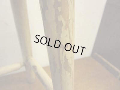 画像6: アンティーク シャビーな丸椅子 スツール