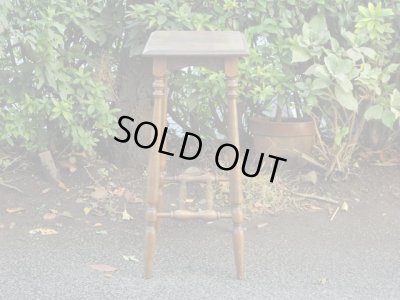 画像3: ヴィンテージ 古い楢材のオケージョナルテーブル サイドテーブル