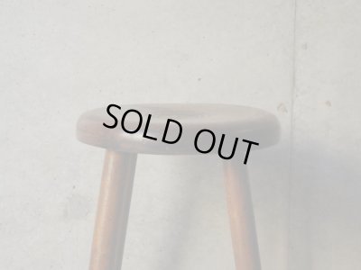 画像4: アンティーク 丸椅子 木製スツール