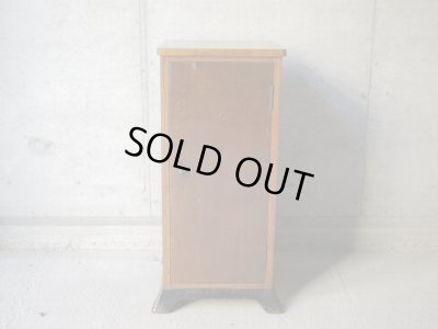 画像3: ヴィンテージ 木味のキャビネット 花台