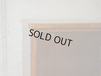 画像7: ヴィンテージ 木味のキャビネット 花台