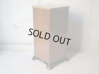 画像4: ヴィンテージ 木味のキャビネット 花台