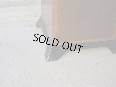 画像12: ヴィンテージ 木味のキャビネット 花台