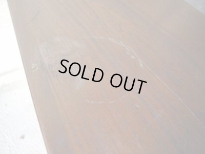 画像8: 古い木製デスク サイドテーブル