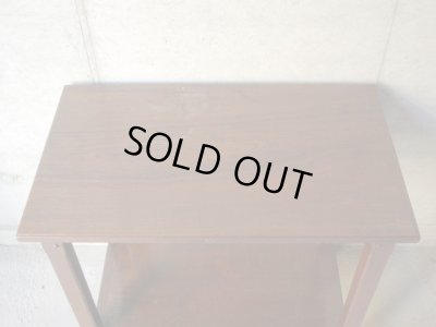 画像4: 古い木製デスク サイドテーブル