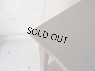 画像9: 古い木製デスク サイドテーブル