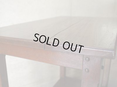 画像7: 古い木製デスク サイドテーブル