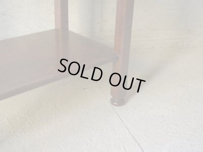 画像12: 古い木製デスク サイドテーブル