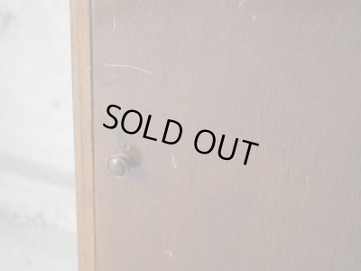 画像11: ヴィンテージ 木味のキャビネット 花台