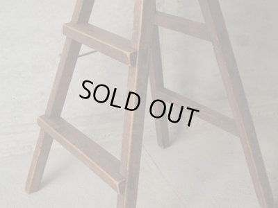 画像5: ヴィンテージ　木製の脚立