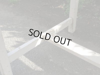 画像12: ヴィンテージ 白ペイントのキッチンテーブル 作業台