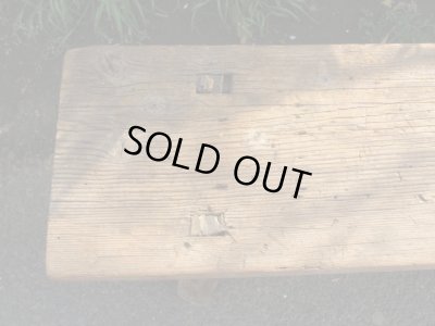 画像2: 古い木製ベンチ アンティーク