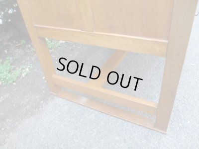 画像8: アンティーク　桜材の片袖デスク