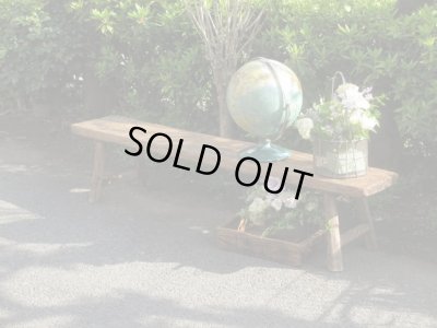 画像8: 古い木製ベンチ アンティーク