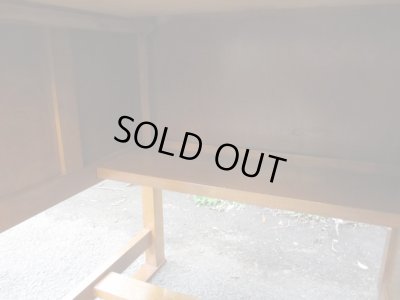 画像12: アンティーク　桜材の片袖デスク