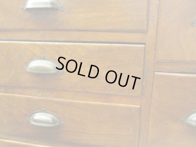 画像11: アンティーク　ケヤキ材の6杯引出し ドロワー