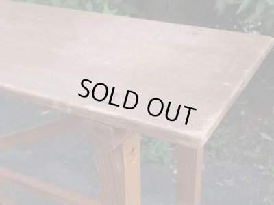 画像6: 古い木味のベンチ