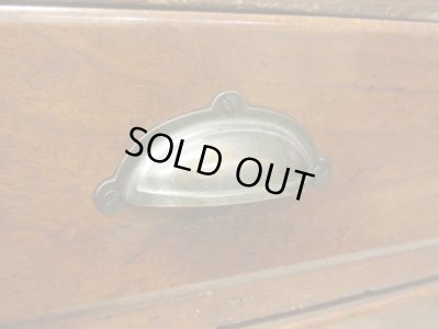 画像12: アンティーク　ケヤキ材の6杯引出し ドロワー