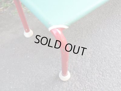 画像4: ヴィンテージ　レトロポップなジムベンチ緑（１）