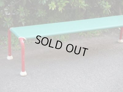 画像3: ヴィンテージ　レトロポップなジムベンチ緑（１）