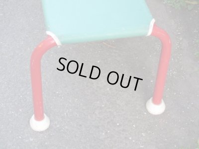 画像4: ヴィンテージ　レトロポップなジムベンチ緑（１）