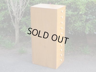 画像3: ヴィンテージ 木味の10杯引出し A4書類棚（１）