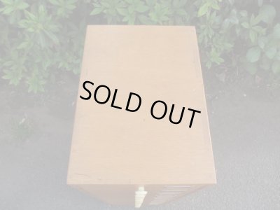 画像5: ヴィンテージ 木味の10杯引出し A4書類棚（１）