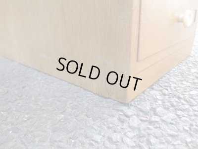 画像11: ヴィンテージ 木味の10杯引出し A4書類棚（２）