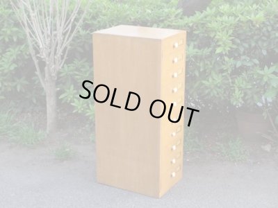 画像3: ヴィンテージ 木味の10杯引出し A4書類棚（２）