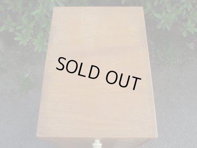 画像5: ヴィンテージ 木味の10杯引出し A4書類棚（２）