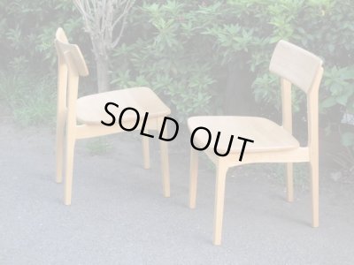 画像13: ナラ無垢材のダイニングチェア（２）