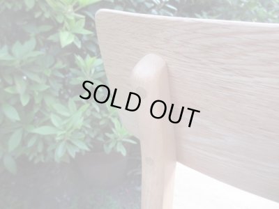 画像8: ナラ無垢材のダイニングチェア（１）