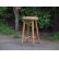 画像1: アンティーク 木製スツール 丸椅子 (1)