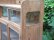 画像5: アンティーク　木味のガラス戸棚