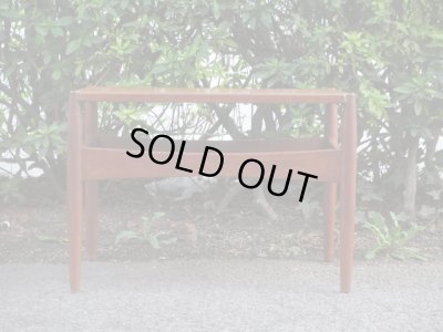 画像2: 古い北欧デザインのサイドテーブル (1)