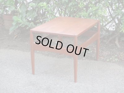 画像4: 古い北欧デザインのサイドテーブル (2)