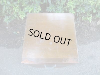 画像8: アンティーク 深い木味の7杯引出し ドロワー A4