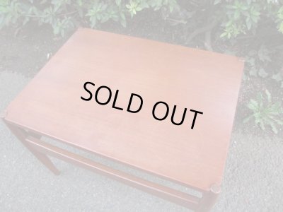 画像5: 古い北欧デザインのサイドテーブル (2)