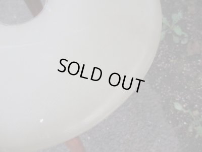 画像7: アンティーク　くすんだカーキ色のリングスツール 丸椅子