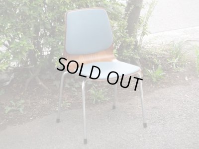 画像2: ヴィンテージ PAGHOLZ AICHI プライウッドチェア ブルー