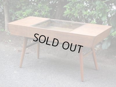 画像3: ヴィンテージ 枯れた木味のセンターテーブル