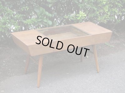 画像2: ヴィンテージ 枯れた木味のセンターテーブル