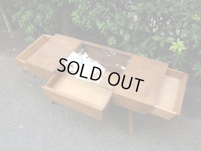 画像4: ヴィンテージ 枯れた木味のセンターテーブル